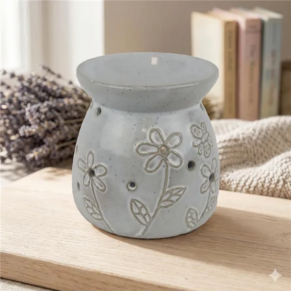 Duftlampe mit Blumen X7665