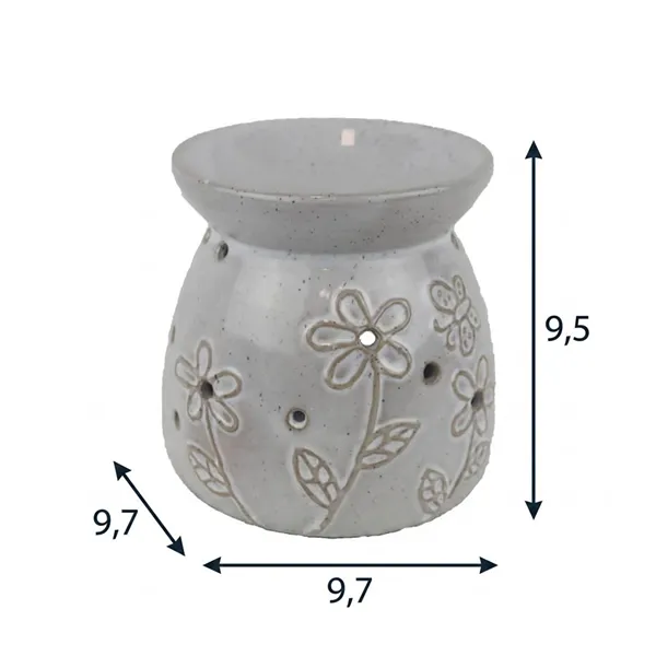 Duftlampe mit Blumen X7665