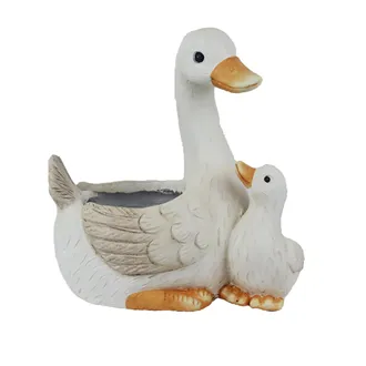 Ente mit Entenküken zum Bepflanzen X8054