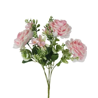 Pfingstrosen- und Nieswurzstrauß X817