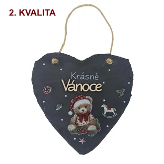 Schiefer-Weihnachtsschild X8530