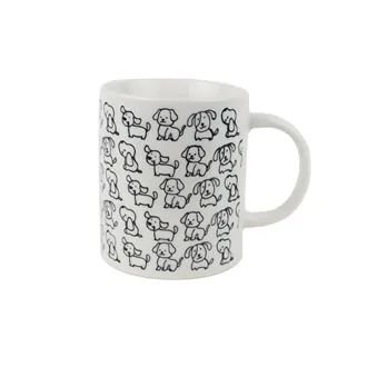 Porzellanbecher Hunde X8696
