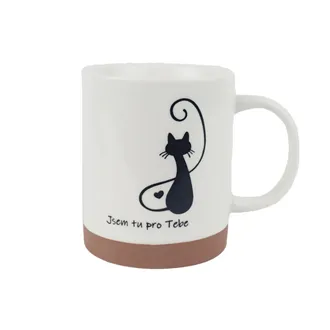 Porzellanbecher Katze X8719