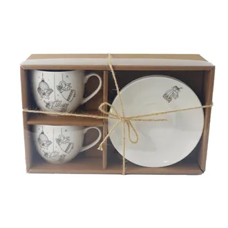 Tasse mit Untertasse S/2 X8726