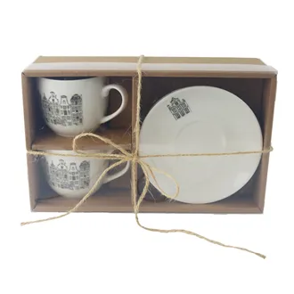 Tasse mit Untertasse S/2 X8727
