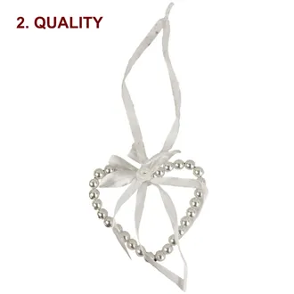 Herz aus Perlen X0581, 2. Qualität